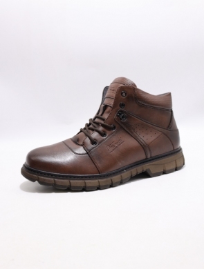 Botki męskie ocieplane (40-45) 36512-3 BROWN