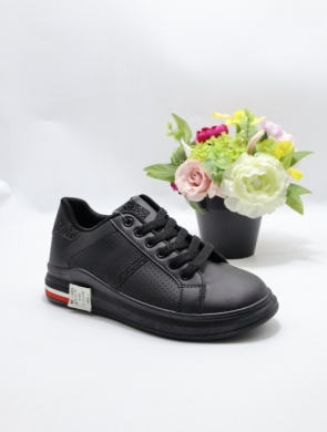 Buty sportowe damskie na płaskim (36-41) SJ2351-1 BLACK