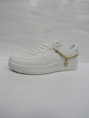 Buty sportowe damskie na płaskim (36-41) W-18 WHITE
