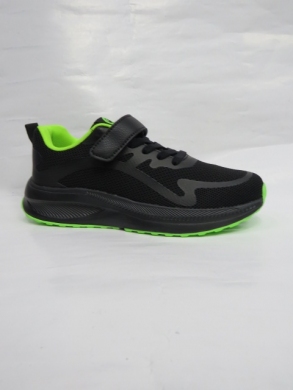 Buty sportowe chłopięce (31-36) EC200 BLACK/GREEN