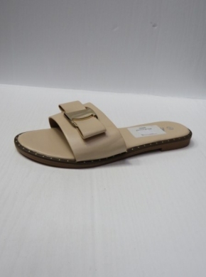 Klapki damskie na płaskim (36-41) CB2157 BEIGE