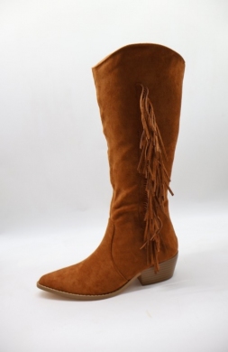 Kozaki damskie na obcasie (36-41) TOT-179 TAN