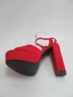 Sandały damskie na obcasie (36-41) 779 RED