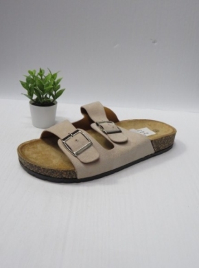 Klapki damskie na płaskim (36-41) W-87 BEIGE