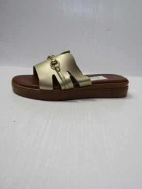 Klapki damskie na płaskim (36-41) M8710 GOLD