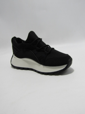 Buty sportowe damskie na płaskim (36-41) 6031 BLACK