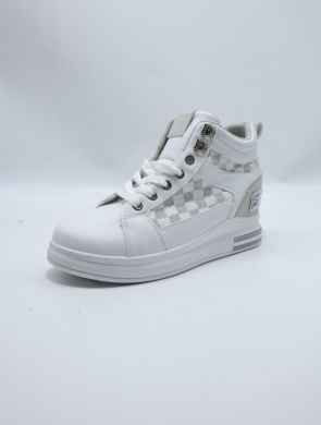 Buty sportowe damskie na koturnie (36-41) 9207 WHITE