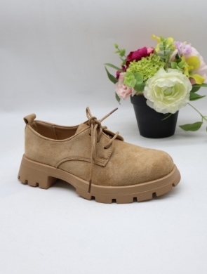 Półbuty damskie na płaskim (36-41) NC1262 KHAKI