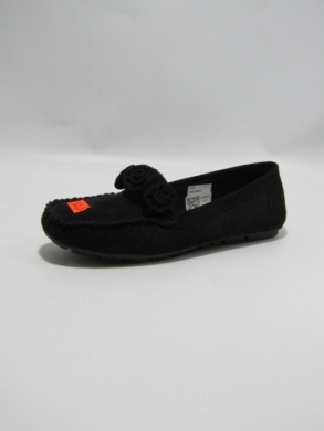 Mokasyny damskie na płaskim (36-41) 0582 BLACK