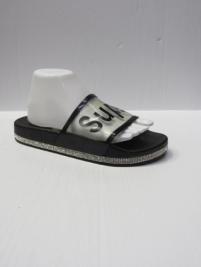 Klapki damskie na płaskim (36-41) FRS-20 BLACK