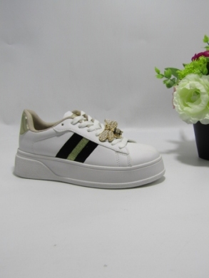Buty sportowe damskie na płaskim (36-41) 88-88 GOLD