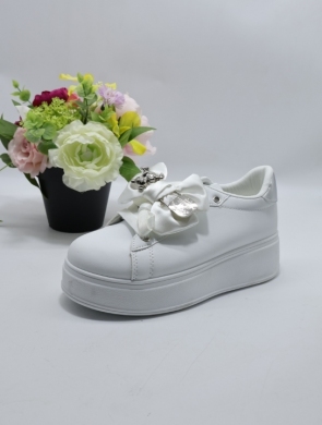 Buty sportowe damskie na płaskim (36-41) AD18 SILVER