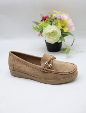 Mokasyny damskie na płaskim (36-41) 8212 KHAKI