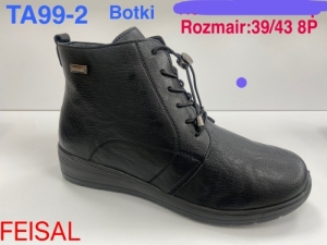 Botki damskie na płaskim (39-43) TA99-2