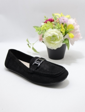 Mokasyny damskie na płaskim (37-42) H2301-1 BLACK