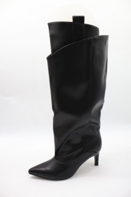 Kozaki damskie ocieplane na szpilce (36-41) CS-008 BLACK