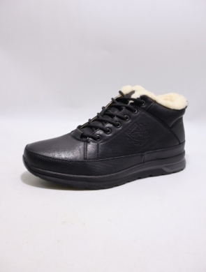 Botki męskie ocieplane (40-45) 62106-21 BLACK