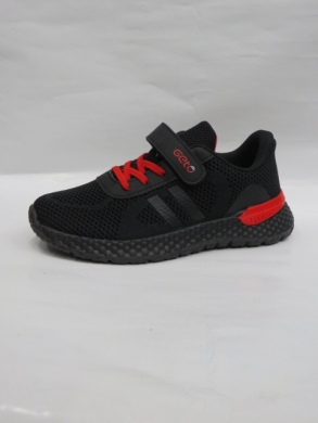 Buty sportowe chłopięce (32-37) A139 BLACK/RED