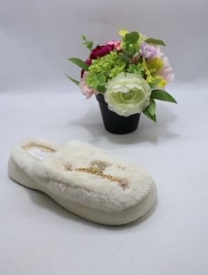 Kapcie damskie ocieplane (36-41) YL-320 BIANCO