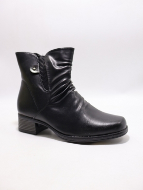 Botki damskie ocieplane na obcasie (37-42) 2820-1