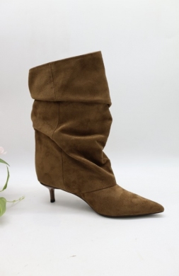 Kozaki damskie na szpilce (36-41) 00-029 KHAKI
