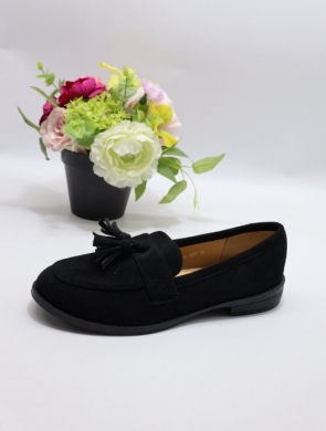 Mokasyny damskie na płaskim (36-41) H8-966 BLACK
