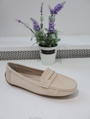 Mokasyny damskie na płaskim (36-41) FT245 BEIGE