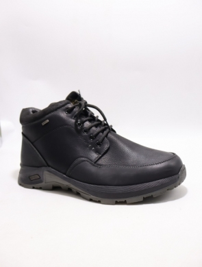 Botki męskie ocieplane (40-46) 1386-1 BLACK