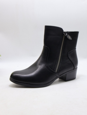 Botki damskie ocieplane na obcasie (36-41) 8692-1