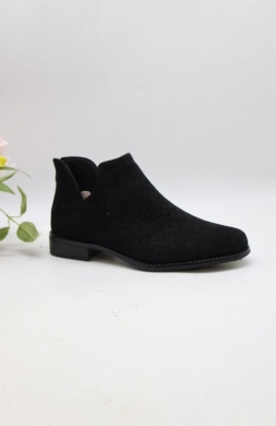 Botki damskie na płaskim (36-41) H2528-1 BLACK