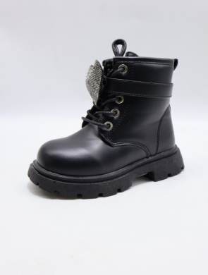 Botki dziewczęce ocieplane (25-30) 914 BLACK