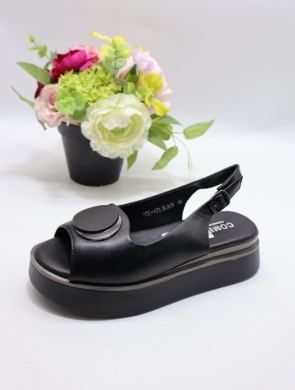 Sandały damskie na płaskim (36-41) YCC-173 BLACK