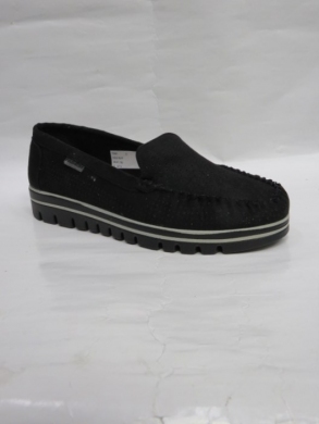 Mokasyny damskie na płaskim (36-41) 0500 BLACK