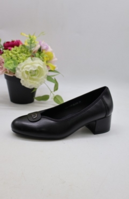 Czółenki damskie na obcasie (36-41) YCC-179 BLACK