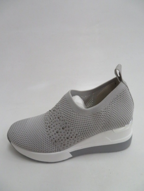 Buty sportowe damskie na koturnie (36-41) HQ257 GREY