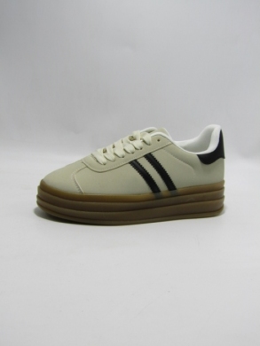 Buty sportowe damskie na płaskim (36-41) CA25-16 BEIGE
