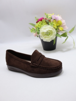 Mokasyny damskie na płaskim (36-41) 3288 BROWN