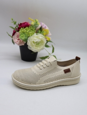 Półbuty damskie na płaskim (36-41) L710 BEIGE