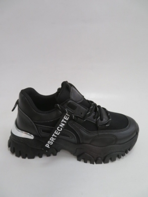 Sneakersy damskie niskie (36-41) BL211 BLACK