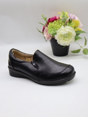Półbuty damskie na płaskim (36-41) 9102-1 BLACK