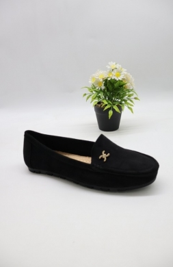 Mokasyny damskie na płaskim (36-41) JS208 BLACK