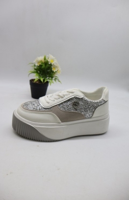 Buty sportowe damskie na płaskim (36-41) ZH07 SILVER