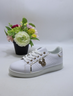 Buty sportowe damskie na płaskim (36-41) D246-316 WH/GOLD