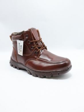 Botki męskie ocieplane (41-46) M903-2 BROWN
