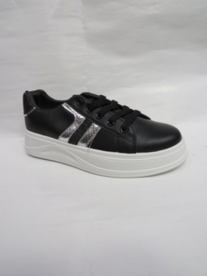 Buty sportowe damskie na płaskim (36-41) C173 BLACK