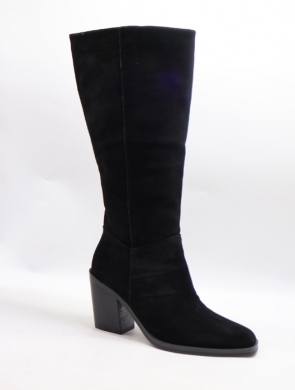 Kozaki damskie na obcasie (36-41) 2704 BLACK