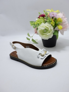 Sandały damskie na płaskim (36-41) A8205 WHITE