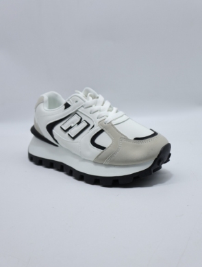 Buty sportowe damskie na płaskim (36-41) HZ405 BEIGE