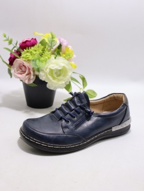 Półbuty damskie na płaskim (36-41) 9708-11 BLUE/GREY