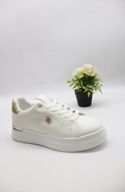 Buty sportowe damskie na płaskim (36-41) WW316 WHITE